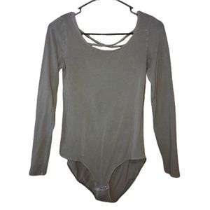 American Eagle Olive Green Bodysuit